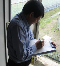 現地調査の様子